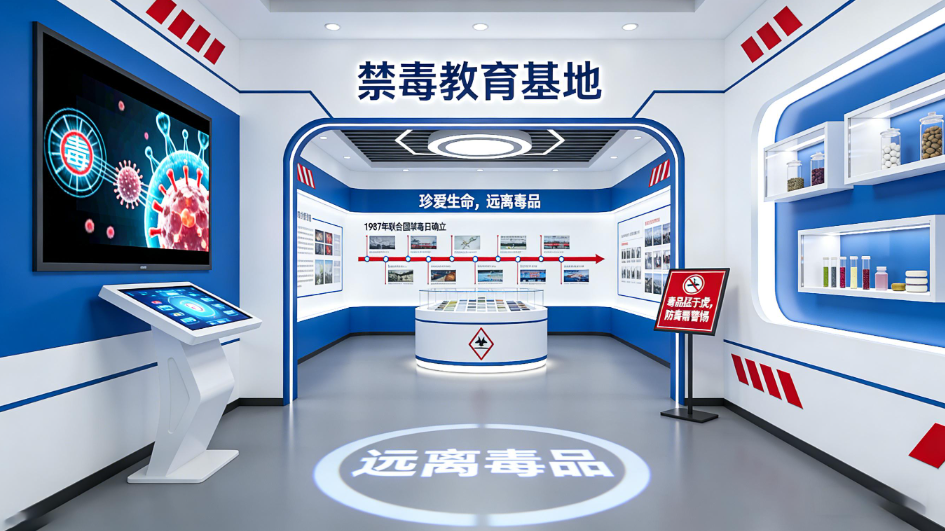 禁毒多媒体展厅设计怎么做？
