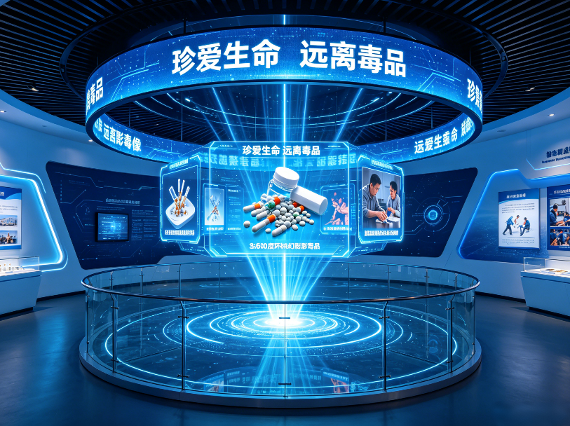 360度禁毒幻影成像系统：让禁毒教育更直观